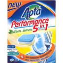 Performance 5 in 1 ultra citron, tablettes de lavage pour lave-vaisselle, sel, lavage protection et rincage, x32, la boi