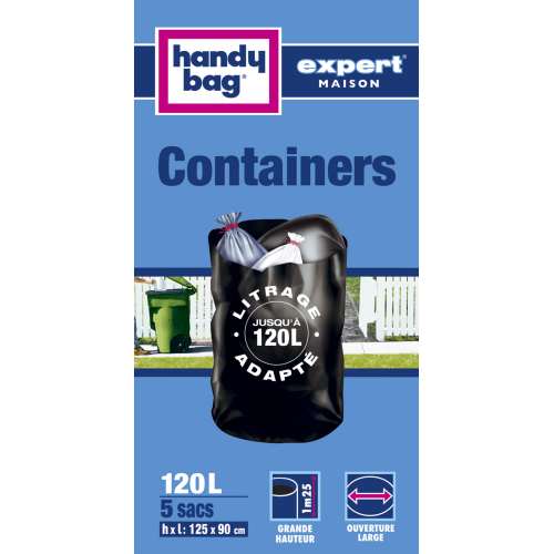 Handy-Bag Expert - 3557880352394 - Sacs Containers - 240 L - x 5 - Lot de 2