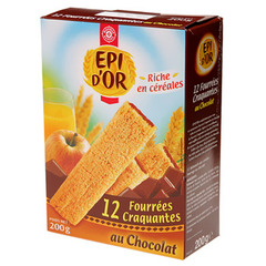 Craquantes Epi d'Or fourres Chocolat 200g