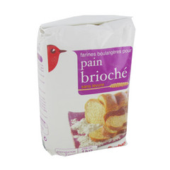Auchan farine pour pain brioche 1kg