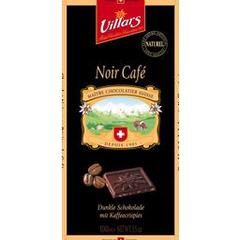 Chocolat noir aux pepites de cafe Degustation VILLARS, 100g