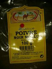 Poivre Noir Moulu 100 g