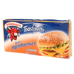 Fromage fondu pour Hamburger TOASTINETTES, 20%MG, 20 tranches, 340g