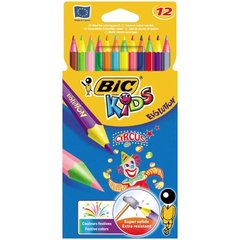 Crayons de couleur bic kids evolution circus x12 Bic