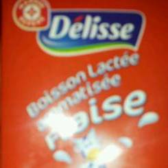 Boisson lactee Delisse Arome fraise 6x20cl