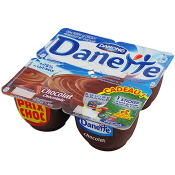 Danette chocolat 4x125gr 