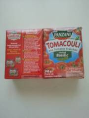 Tomacouli aux tomates fraîches basilic