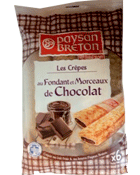 Paysan Breton crêpes fourrées morceaux chocolat x6 -180g-