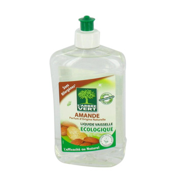 L'Arbre Vert - Liquide Vaisselle - Amande - 500 ml - Lot de 3