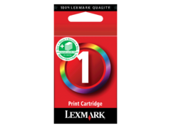 Cartouche d'encre LEXMARK pour imprimante, 018CX781B couleur n°1, sousblister