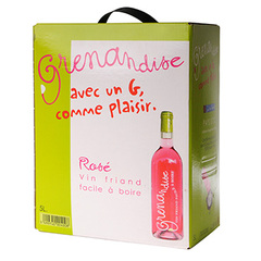Vin rose Collines de Bourdic Grenandise IGP d'OC 2011 BIB 5l