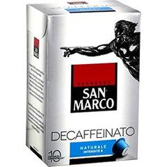 Café déca SAN MARCO, 10 capsules, 51g