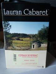 Vin rouge de pays Côteaux de Peyriac Cellier Lauran Cabaret, 12°, 5l