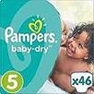 Couches Baby-dry taille 5 Pampers