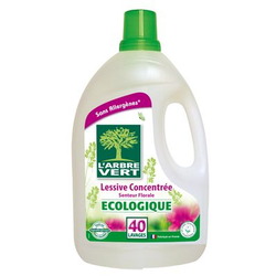 Ecolabel - Lessive liquide 40 lavages. Senteur florale 3L