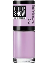 Gemey Maybelline Colorshow - Vernis à ongles -21 LILAC WINE - Violet brillant