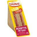 Daunat Le Club - Sandwich Classique rosette de Lyon la barquette de 125 g