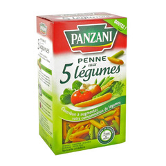 Penne rigate Panzani Aux 5 legumes 400g