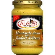 Moutarde douce au Raifort d'Alsace ALELOR, bocal 37 cl