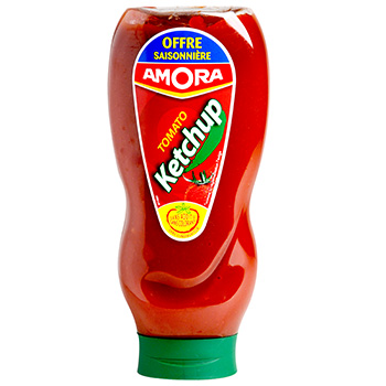Ketchup flacon souple Amora 850g 