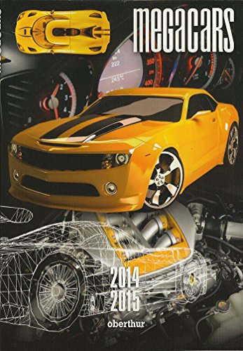 Agenda Supers Cars 2011/2012 - 17x22cm, motifs assortis