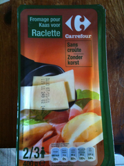 Fromage a raclette nature sans croute
