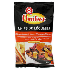 Chips Pom'Lisse Legumes 100g