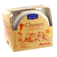 Produit de Terroir - Chaource A.O.P. A base de lait de vache thermise.