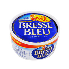Fromage bleu 31% de matieres grasses, a base de lait pasteurise.