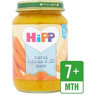 HiPP carotte bio, de saumon et à l'aneth Risotto 190g