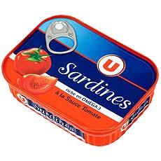 Sardines a la sauce tomate U, 135g