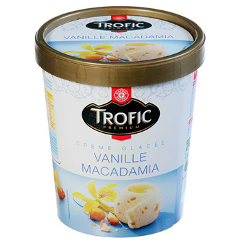 Glace Trofic Vanille noix de macadamia 500ml