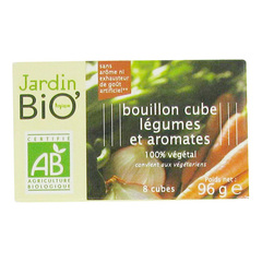 Le Jardin Bio bouillons de cubes 5 legumes aromates 96g