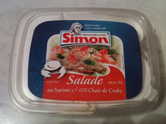 Salade surimi crabe 12% Simon