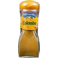 Cigalou, Colombo, melange d'epices, d'aromates et farine de riz, le pot de 40g