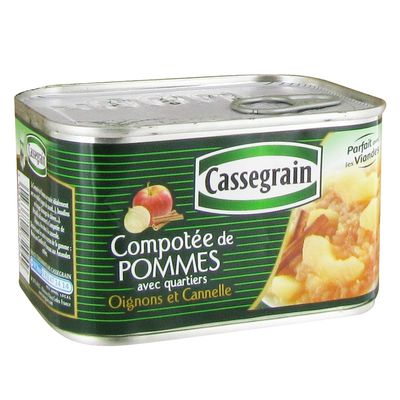 Compotee de pommes aux oignons et cannelle CASSEGRAIN, 400g