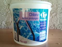 Désinfectant chlore pour piscines avec filtration