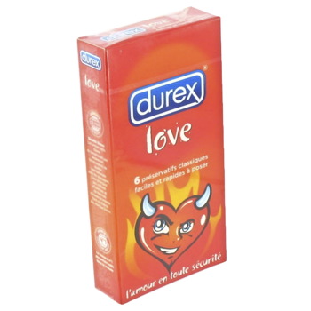 Love, preservatifs classiques faciles et rapides a poser x6, le blister