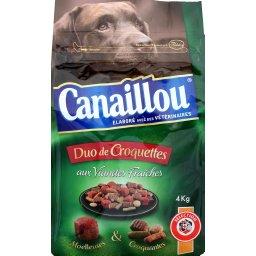 Duo de Croquettes Croquettes pour chien aux viandes fraiches, moelleuses & croquantes, Le sac de 4kg