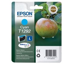 Cartouche d'encre EPSON pour imprimante, T1292 cyan Pomme, sous blister