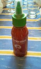 Sauce de piments Sriracha MARQUE COQ, flacon en plastique de 136ml