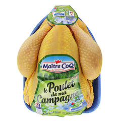 Poulet certifie Maitre Coq Ma campagne barq. s/atm 1.4kg