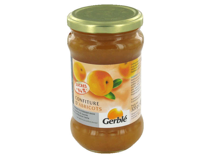 Gerble confiture abricot 320g