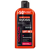 Shampooing Syoss Color protect 2x500ml 50% sur le 2eme