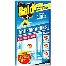 Raid stickers anti-mouches x6 