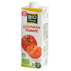 Pur jus de tomate Bio Village 1l