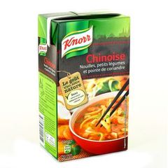 Soupe chinoise nouilles petits legumes et pointe de coriandre KNORR, 1L