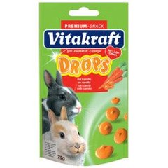 Drops aux legumes pour lapins nains VITAKRAFT, 75g