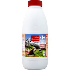 lait de montagne, entier, UHT