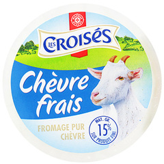 Fromage de chevre Les Croises Frais rond 200g